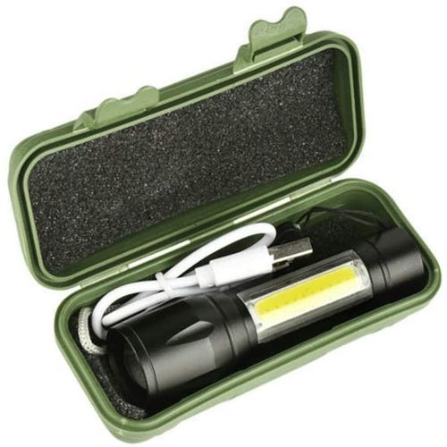  Lampe Torche Portable GM Rechargeable 3 En 1 - Noir