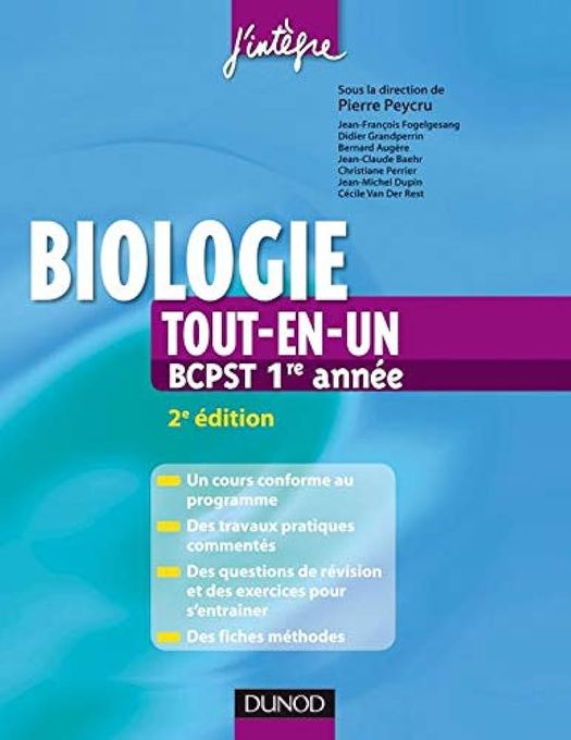 l'Etudiant .Biologie Toutenun Bcpst 1E Année  C1 Bio.