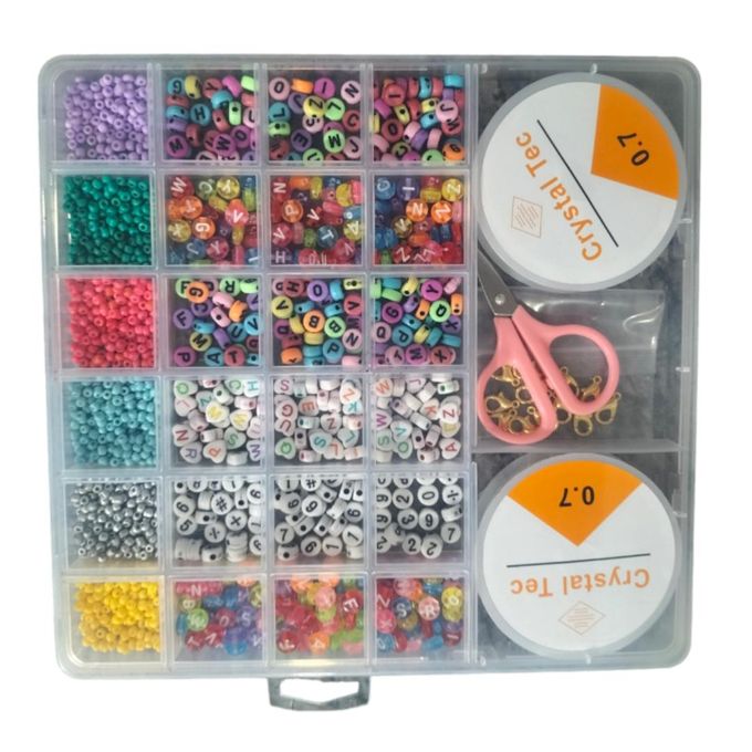  Ensemble de perles Fabrication de bracelet - bricolage pour filles