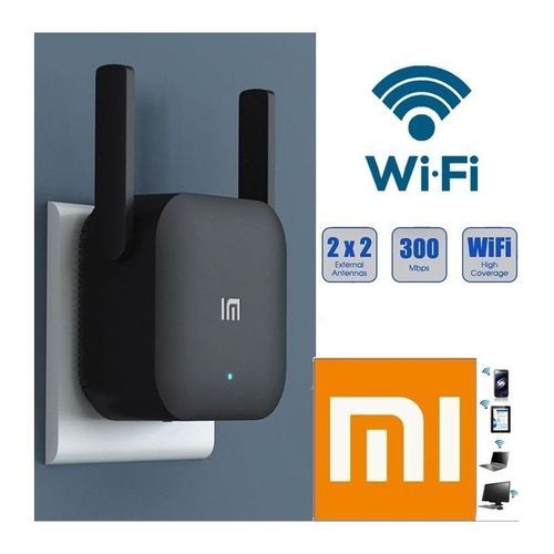  XIAOMI Répéteur Wifi Pro 300Mbps - Avec 2 Antennes - Noir