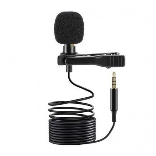 Microphone Cravate Anti-Bruit USB Type-C + Entrée Aux Jack 3.5mm 1.5M  JH-042-A - Prix en Algérie