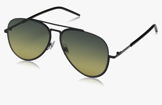  Marc Jacobs Lunettes de soleil  Unisexe -38/S 65 Z - Noir (lentille JE vert jaune)