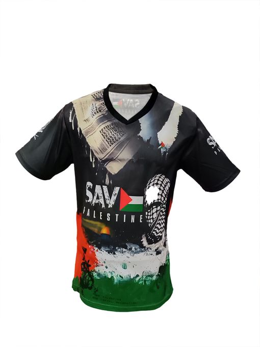  T-shirt Palestinien à Manches Courtes