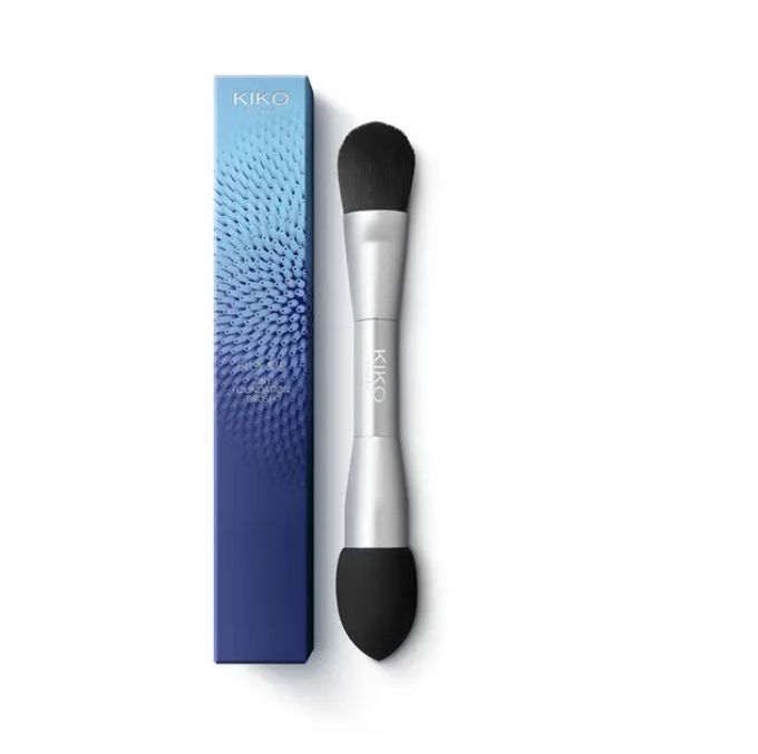  Kiko Pinceau Visage Blue Me 2-In-1 Foundation Brush Kiko