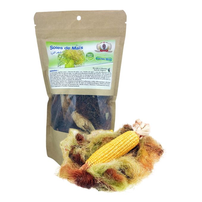  Plante Soies de Maïs Local Sèche Sac 50 Gr