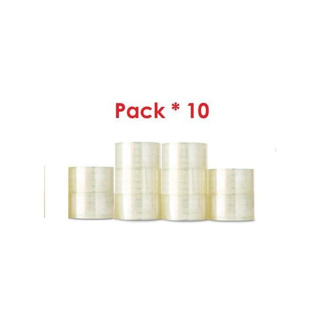  Pack *10 - Ruban Scotch D'Emballage Transparent