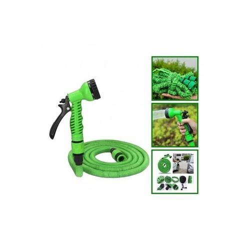  BEETRO Tuyau Magique D'Arrosage Spirale Extensible +Douchette - 15 M -Vert