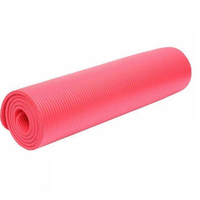  Générique Yoga Tapis De Yoga Épais 10 Mm 173 X 61 Cm - Rose