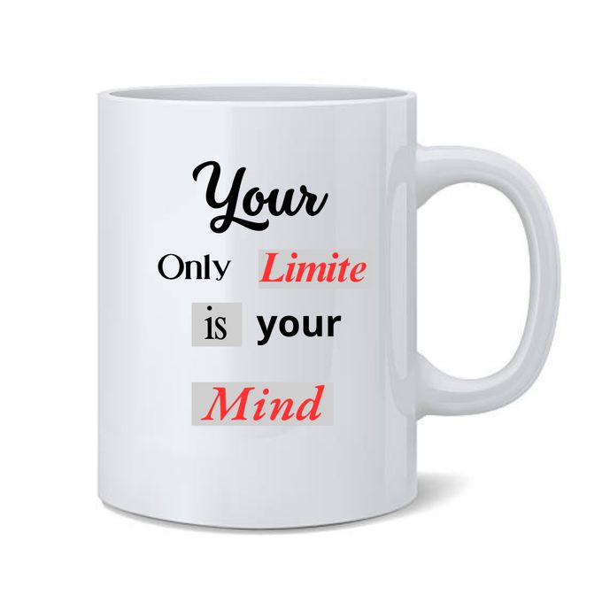  Mug personnalisé : positive attitude