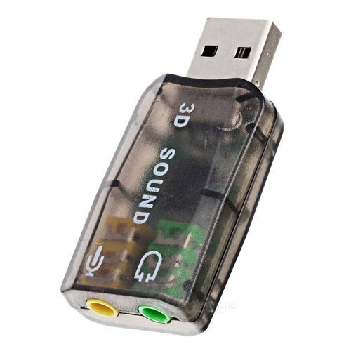  Carte Son USB - 2CH 5.1 Audio 3.5mm Jack