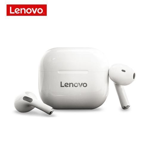  Lenovo Écouteurs Bluetooth V5.0 Sans Fil - Livepods (Lp40) - Blanc