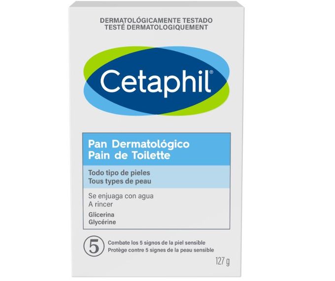  Cetaphil Facial Nettoyer  Cleanser Bar Pour les peaux sensibles, sèches et normales -127 g