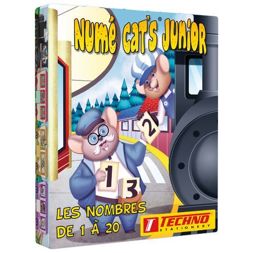  Techno Jeux De Cartes Éducatif Cats Family Nume Cat'S Junior - Apprendre Les Numéros - 110 Cartes