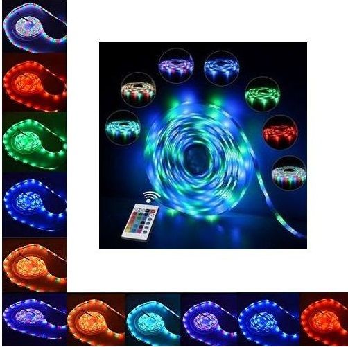  Ruban Led + Télécommande - Jeux De Lumière  Multicolore