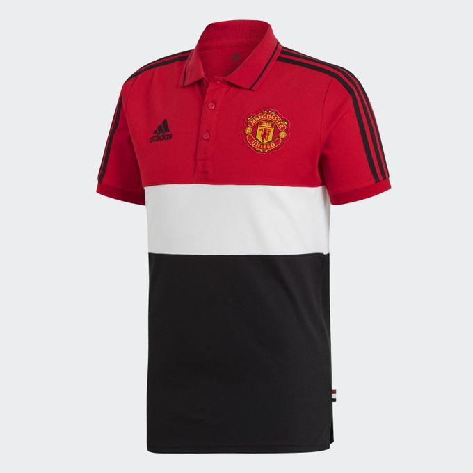  Adidas Polo adidas Manchester United pour homme en rouge