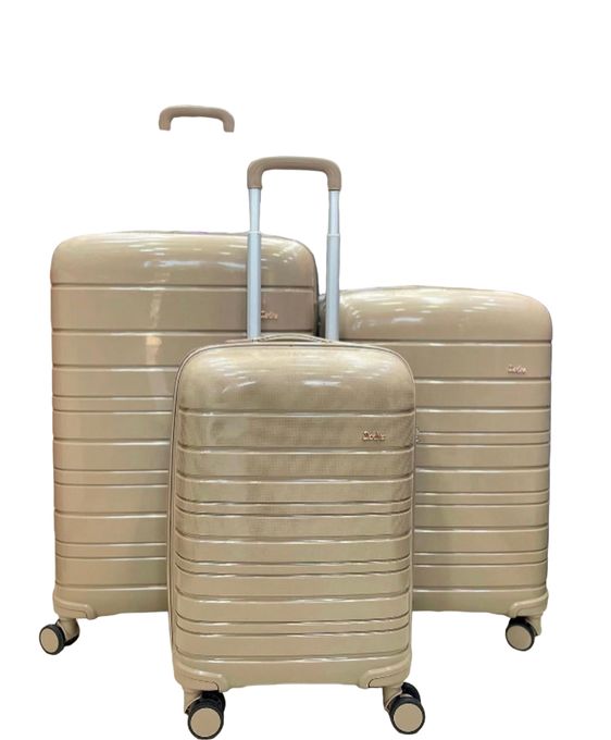  Set de 3 Valises de Voyage Incassables 20/24/28 Pouces -