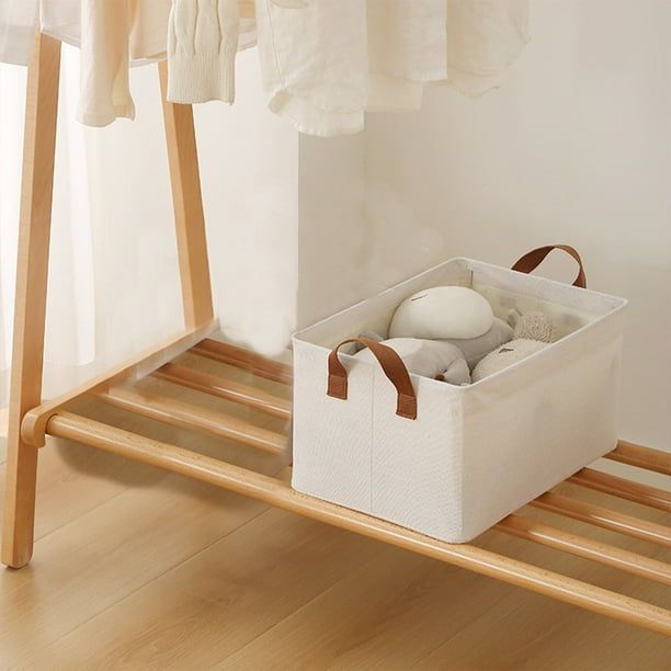  boîte de rangement de placard pliable Organisateur de linge, vêtements - beige