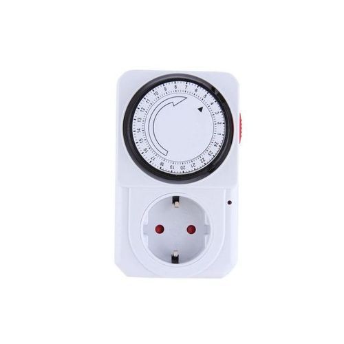  Prise Minuterie Programmable 24 Hours Blanc