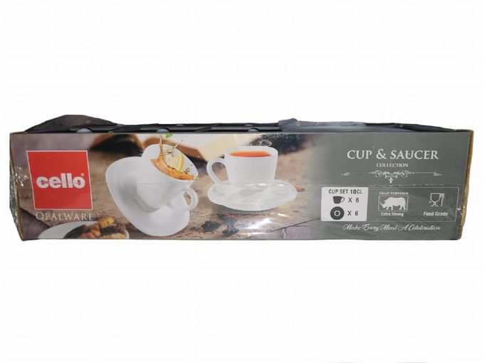  Cello Tasse et Sous tasse Vogue 10cl