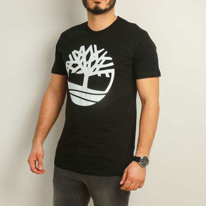  Timberland T-Shirt a Motif Homme - Noir