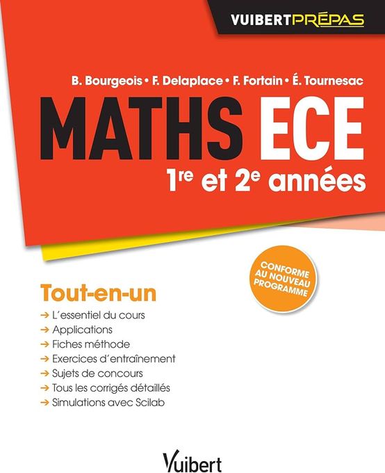  l'Etudiant Maths ECE : 1re et 2e années : tout-en-un C13 math.
