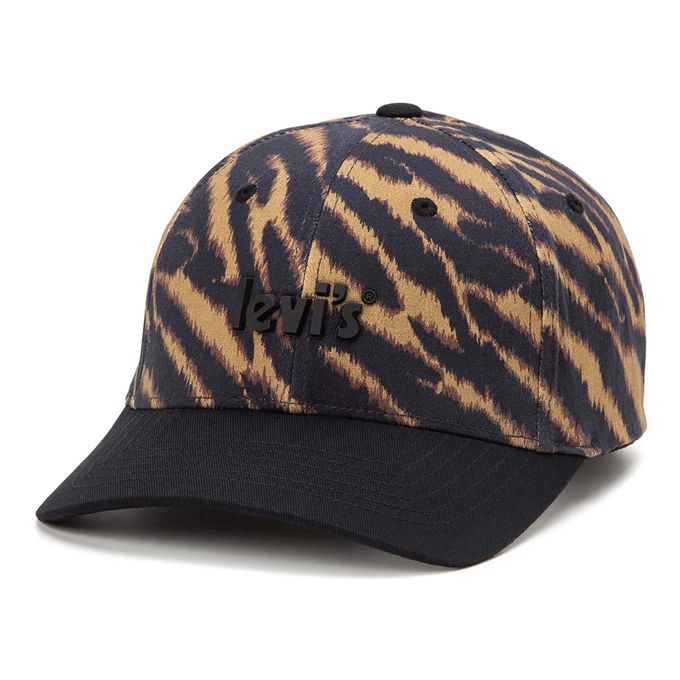  LeviS1 Casquette Flexfit Zébre Noire Ajustable