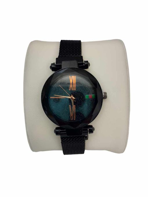  Montre pour femme - En acier inoxydable - Noir