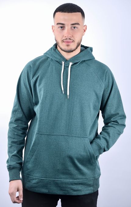  DJEB'S Sweatshirt A Capuche basique  - Coton - vert emraude