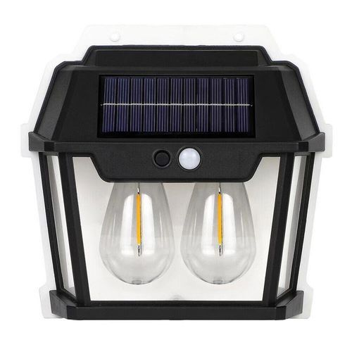  Lampe murale d'extérieur solaire avec détecteur de mouvement