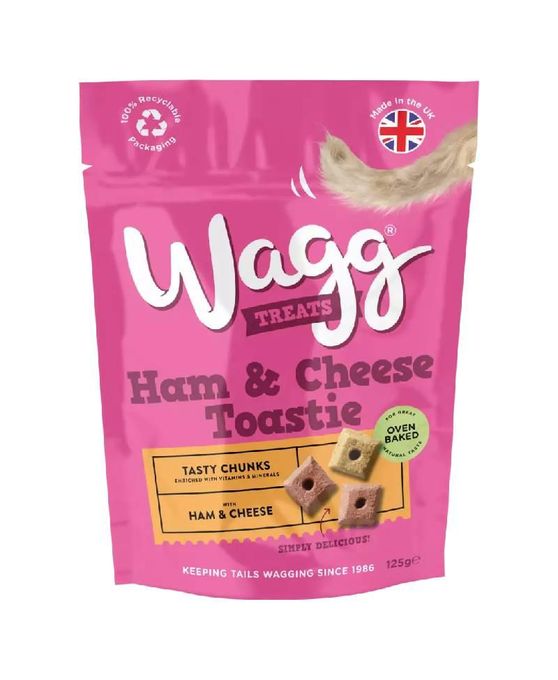  WAGG HAM & CHEESE TOASTIE Morceaux savoureux au jambon et au fromage 125g