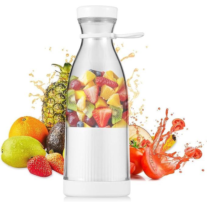  Générique Mixeur Pour Smoothie - Portable - Rechargeable - Mini Juice-blanc