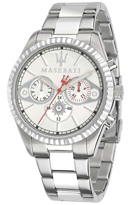  Maserati Montre Multifonction Homme  Competizione Argent R8853100017