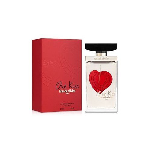  Franck Olivier Eau De Parfum Femme - One Kiss - 75 Ml - Rouge