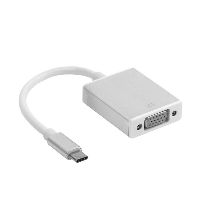  GETWIN Câble Convertisseur Vidéo Usb Type-C 3.1 Vers Vga 20 Cm