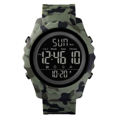  Skmei Montre Pour Homme - 1624 Digital Électronique- Sport Étanche -Militaire-Vert