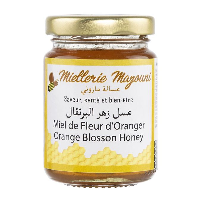  Miellerie Mazouni Miel de fleur D'Oranger - 125 Grs -