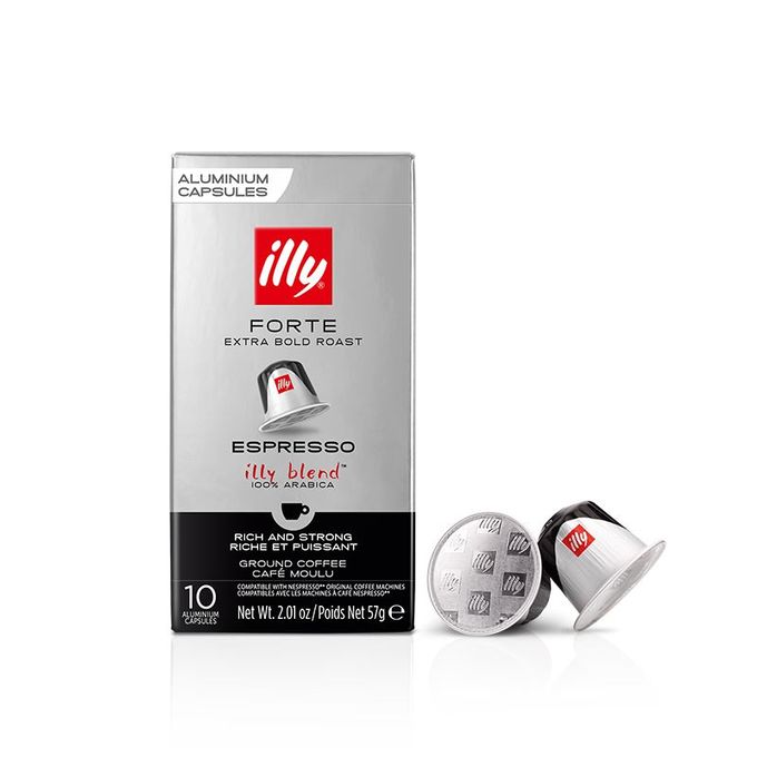  illy FORTE en Capsules Café Compatible Nespresso T10.