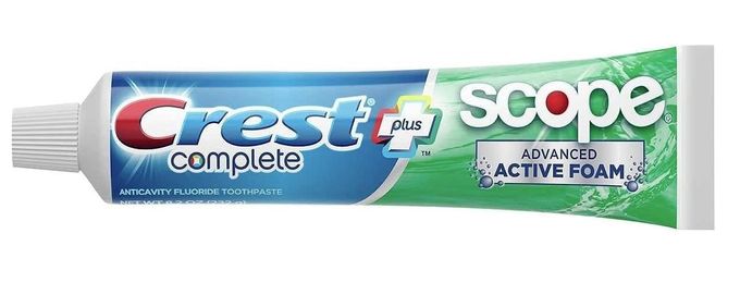  Crest Dentifrice Complete Whitening Plus Scope - Advanced Active Foam - 170ml