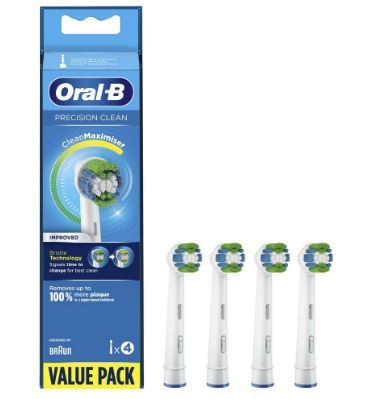  Oral B Brossettes De Rechange Precision Clean Eb20 Pack 4 Brossettes