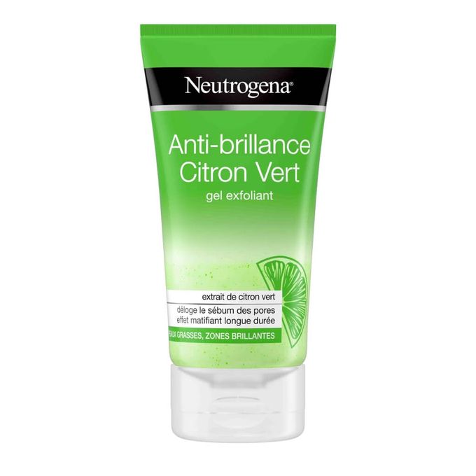  Neutrogena Gel Exfoliant Nettoyant - Anti-brillance Citron Vert -150ML