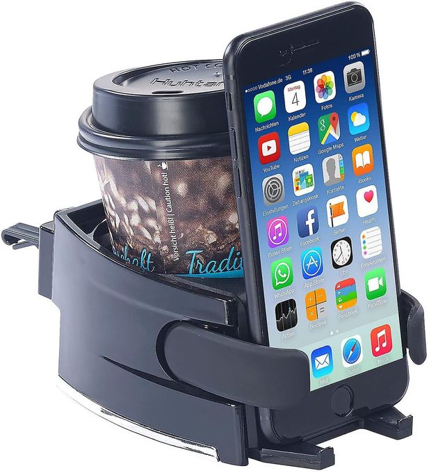  Support Multifonction pour Téléphone et Gobelet dans voiture