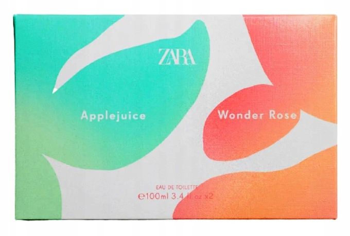  Zara Applejuice & Wonder Rose Eau de Toilette 2x100ml