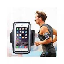  Brassard Bracelet Sport Workout Armband Running Max 5.2"  - Noir