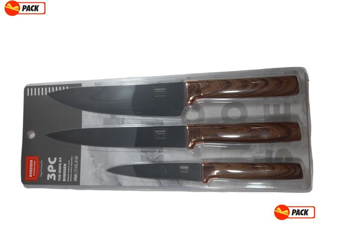  Set de 3 couteaux Couteau de Chef