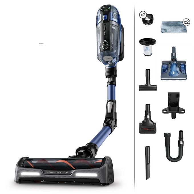  Rowenta RH99C0 X-Force Flex 14.60 Aqua Aspirateur balai laveur 200 Aw Autonomie 70 min