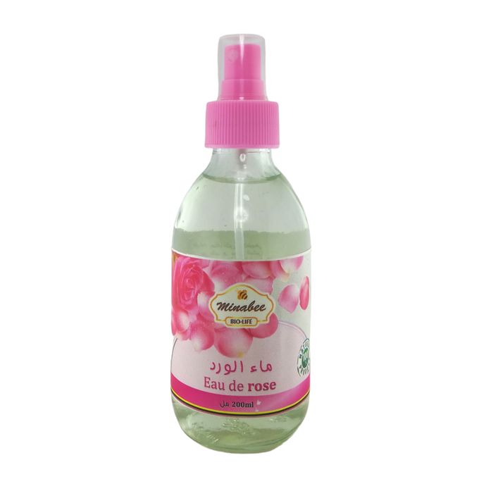  Minabee Eau de Rose 100% naturelle Sans Additives 200 ml