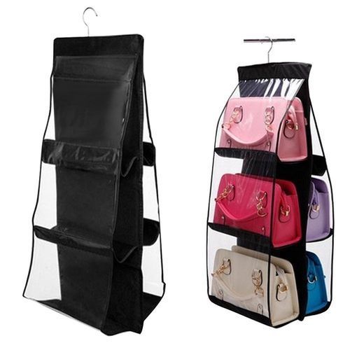  organisateur Sacs A Main pour dressing - Noir