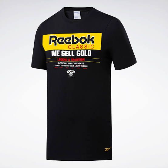  Reebok T-Shirt Homme\CL GP GOLD TEE/ FM3963/ NOIRE