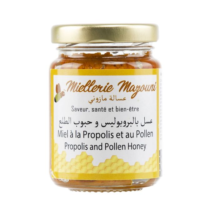  Miellerie Mazouni Miel De Soin - Miel  À La Propolis Et Au Pollen  - 105 Grs -