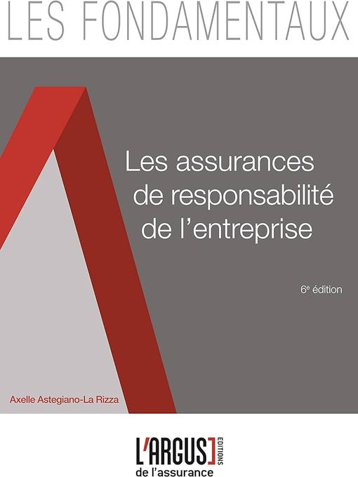  l'Etudiant .Les assurances de responsabilité de l'entreprise c38 eco.